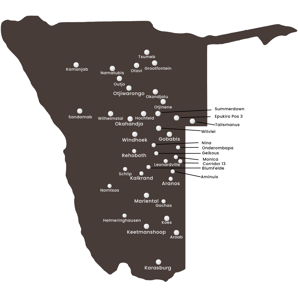 Namibia Map